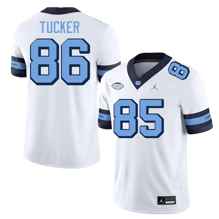 #86 Madrid Tucker North Carolina Tar Heels College Football Jersey Stitched-Retro White #86 Madrid Tucker North Carolina Tar Heels College Football Jersey Stitched-Retro White